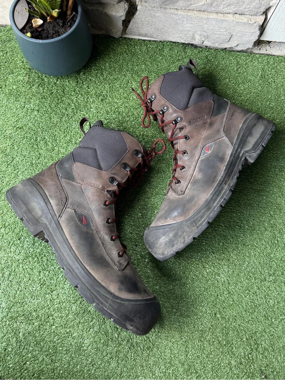 Red Wing Waterproof Metguard Safety Toe Mens Work Boots (Style 3033)